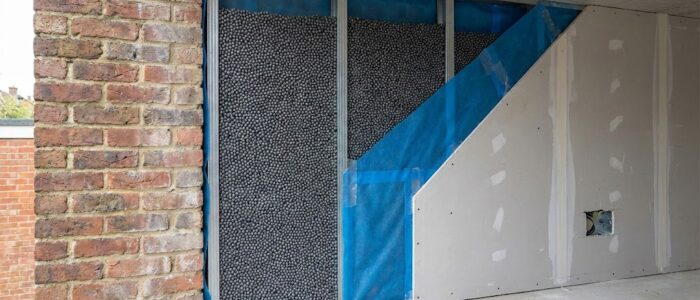 mur isolation avec frein vapeur